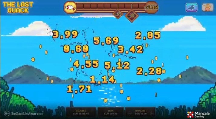 Play the last quack casino slot by Mancala Gaming