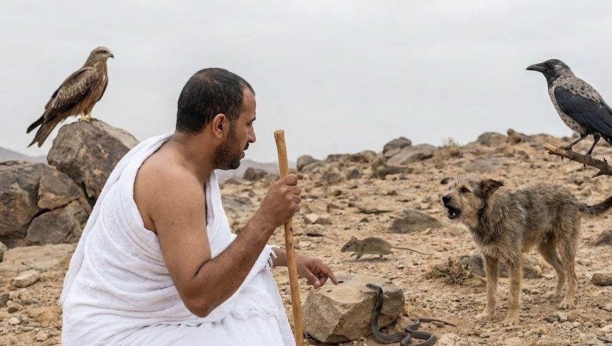 Sunan an-Nasai Hadith: Muhrim May Kill Crow Kite Mice Vicious Dog